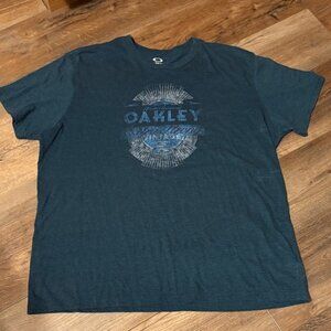 Oakley Men's Heathered Teal Vintage Tee